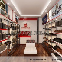 Thiết kế nội thất shop giày dép nam - Anh Thuận - Ba Đình